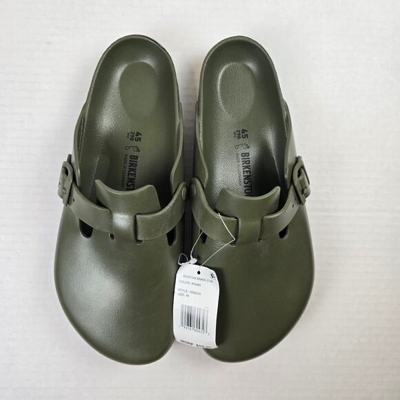 Birkenstock Other - Birkenstock Boston Essentials EVA Clogs Khaki 45 Mens 12 Slip On Clog Sandals